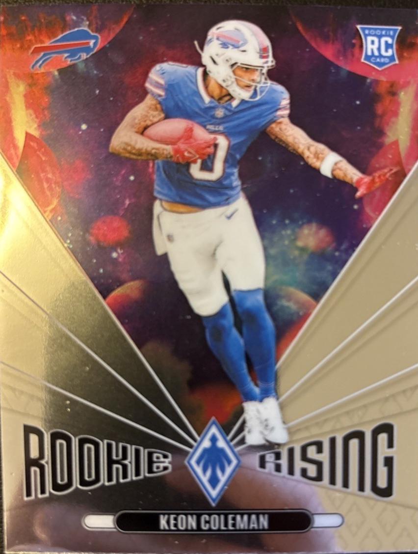 Keon Coleman #RR-KCN Football Cards 2024 Panini Phoenix Rookie Rising