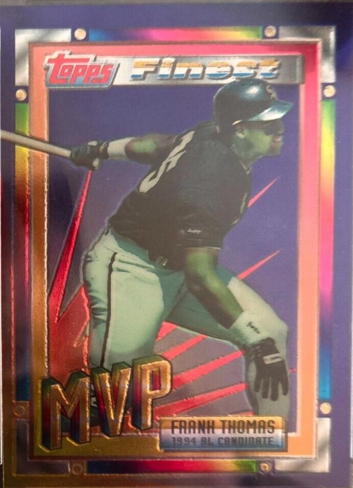 Frank Thomas #7 Baseball Cards 1994 Topps Traded Finest Inserts
