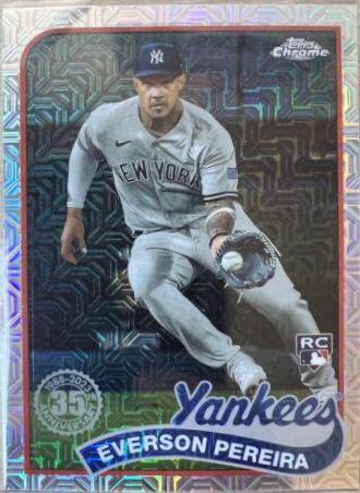 Everson Pereira #T89C-25 Baseball Cards 2024 Topps 1989 Chrome Silver Pack