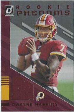 Dwayne Haskins #RPJ 1 Football Cards 2019 Donruss Rookie Phenoms Jerseys