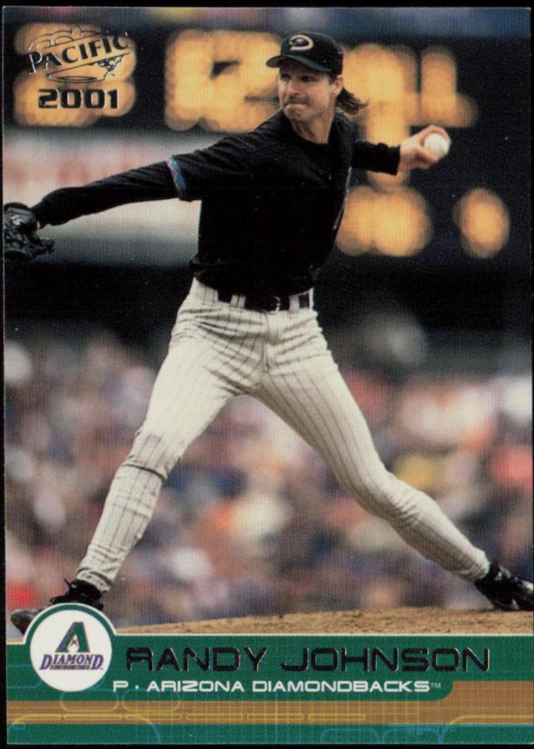 Randy Johnson #23 Baseball Cards 2001 Pacific