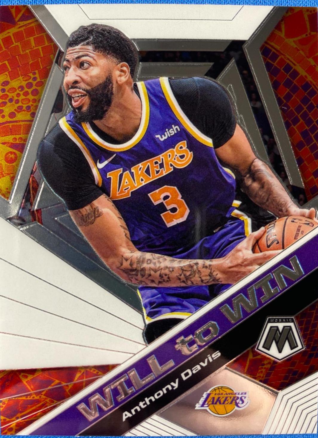 Anthony Davis #6 Basketball Cards 2019 Panini Mosaic Will to Win