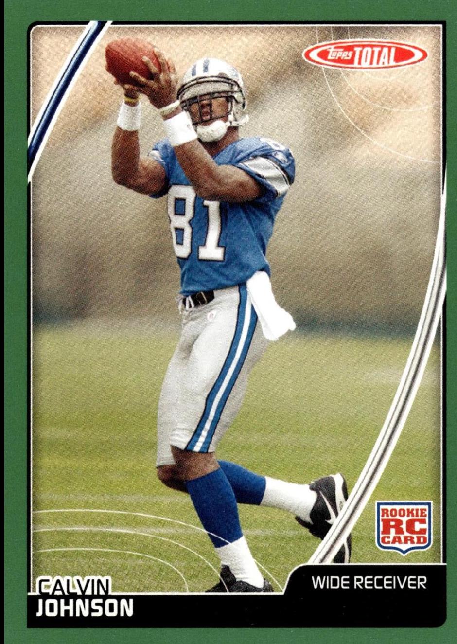 Calvin Johnson #475 2007 Topps Total Football