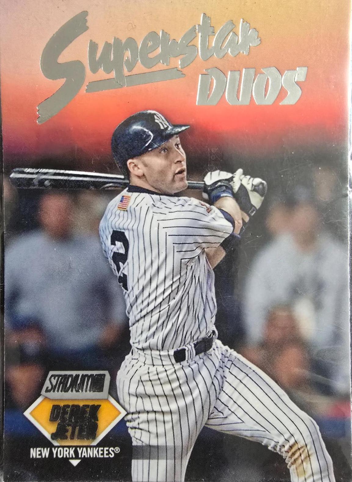 Derek Jeter #SD- 11 Baseball Cards 2021 Stadium Club Superstar Duos
