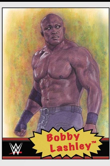 Bobby Lashley #7 Wrestling Cards 2021 Topps Living WWE