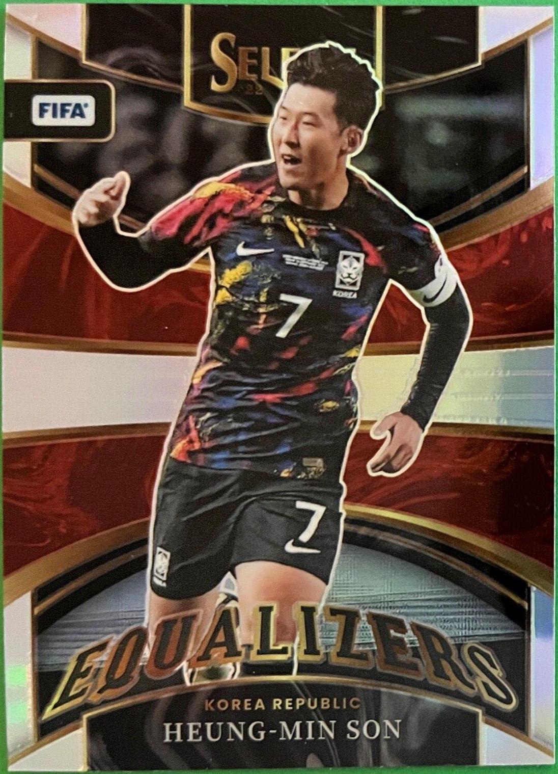 Heung Min Son #10 Soccer Cards 2022 Panini Select FIFA Equalizers