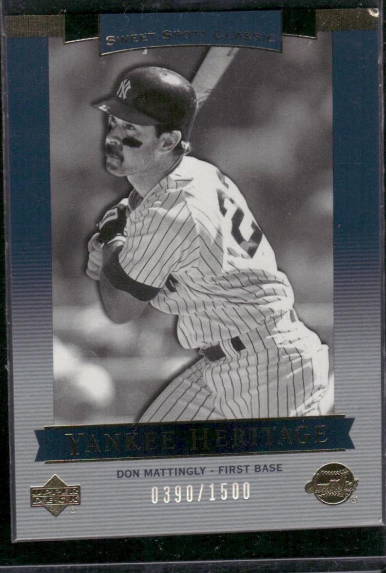 Don Mattingly #128 2003 Upper Deck Sweet Spot Classic Baseball