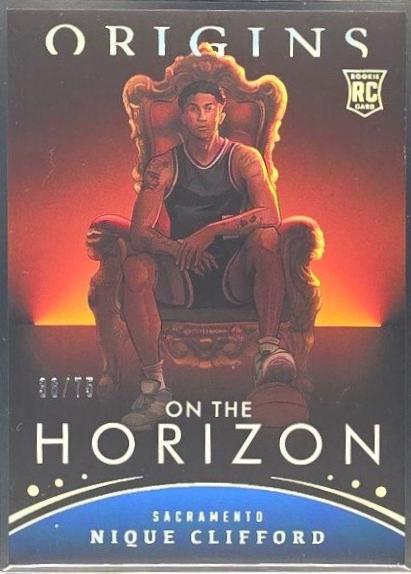 Nique Clifford #20 2025 Panini Origins On The Horizon Basketball