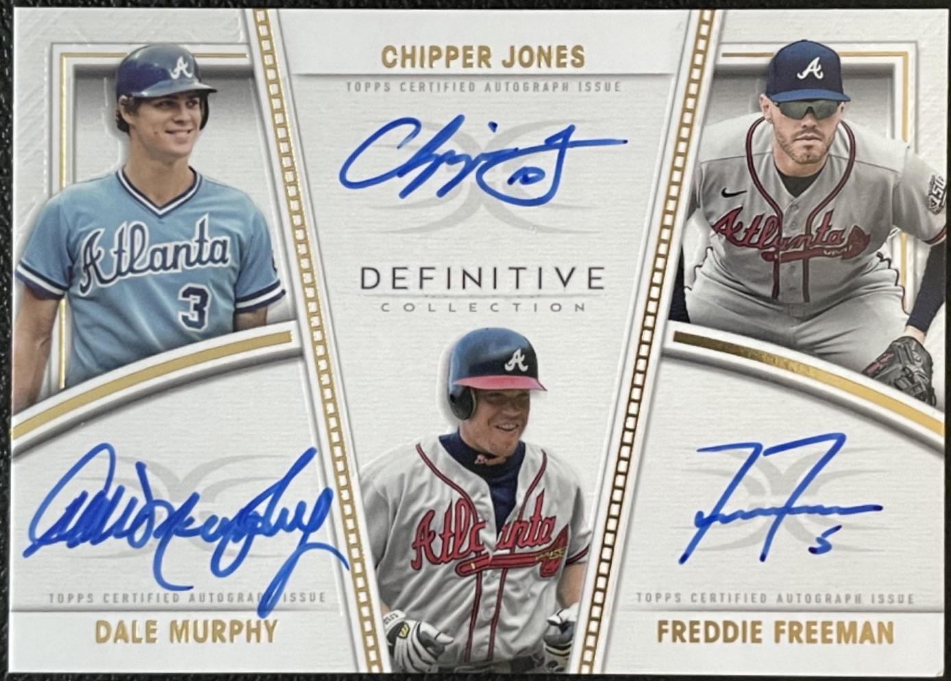 Dale Murphy, Chipper Jones, Freddie Freeman #DTA-MJF
