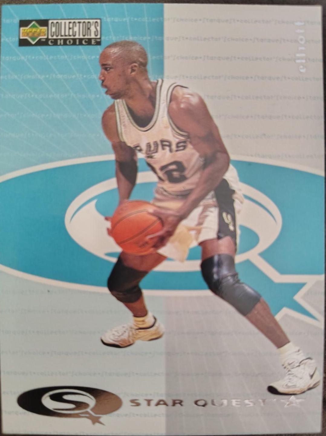 Sean Elliott #SQ118 Basketball Cards 1998 UD Choice Starquest