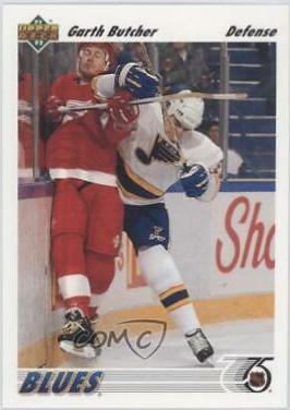 Garth Butcher #397 Hockey Cards 1991 Upper Deck