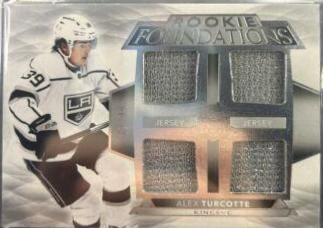 Alex Turcotte #F-AT Hockey Cards 2021 Upper Deck The Cup Foundations Quad Jersey