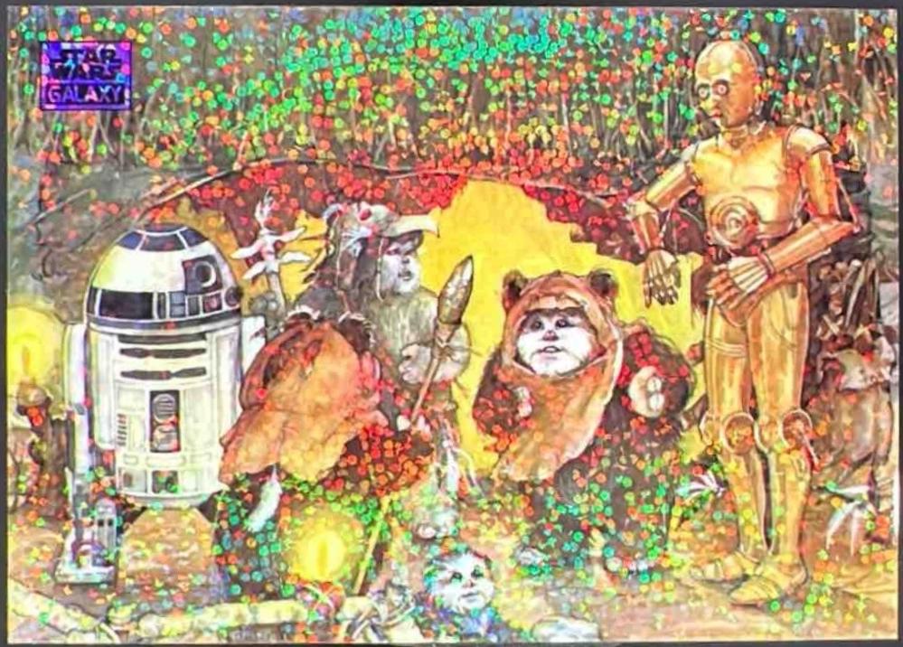 The Ewoks Join the Fight [Purple Speckle Refractor] #28