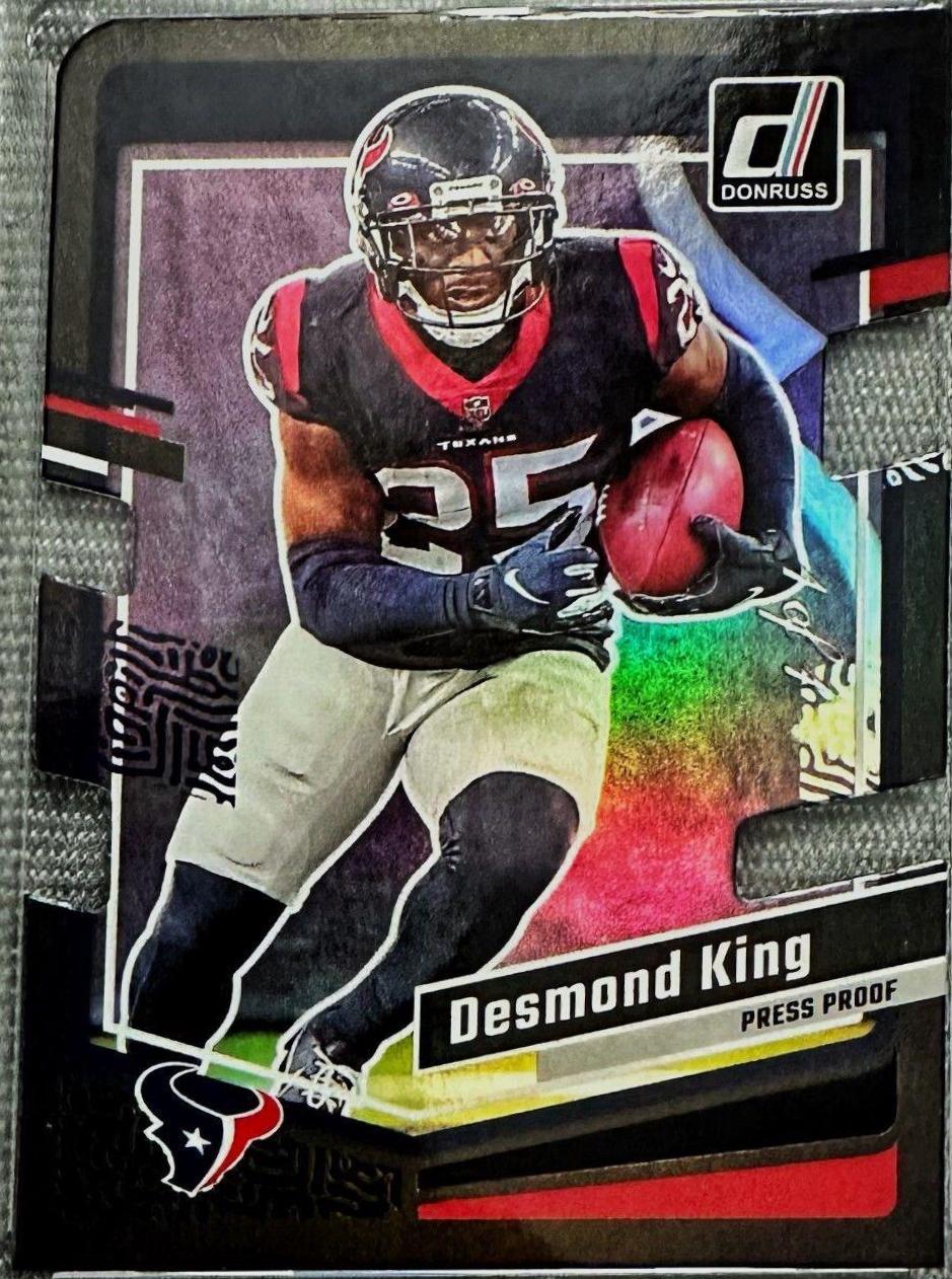 Desmond King [Press Proof Black Die Cut] #118