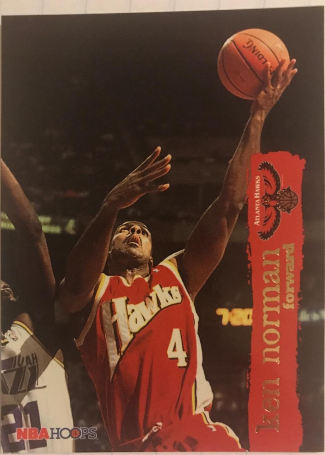 Ken Norman #6 Basketball Cards 1995 Hoops