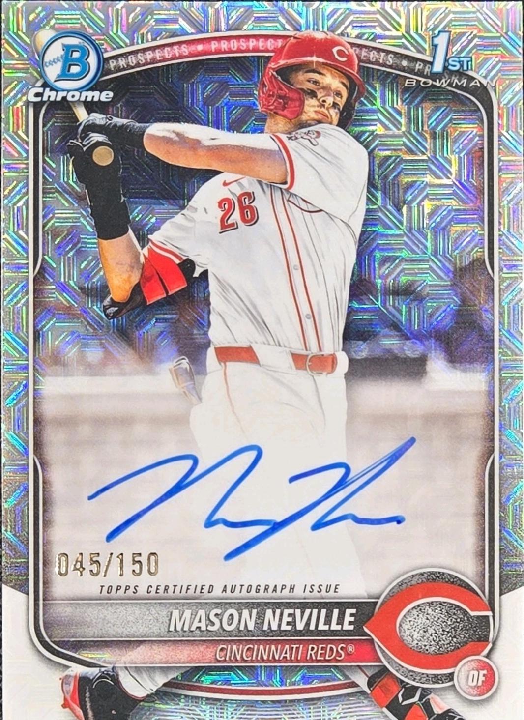 Mason Neville [Blue Refractor] #CPA-MN