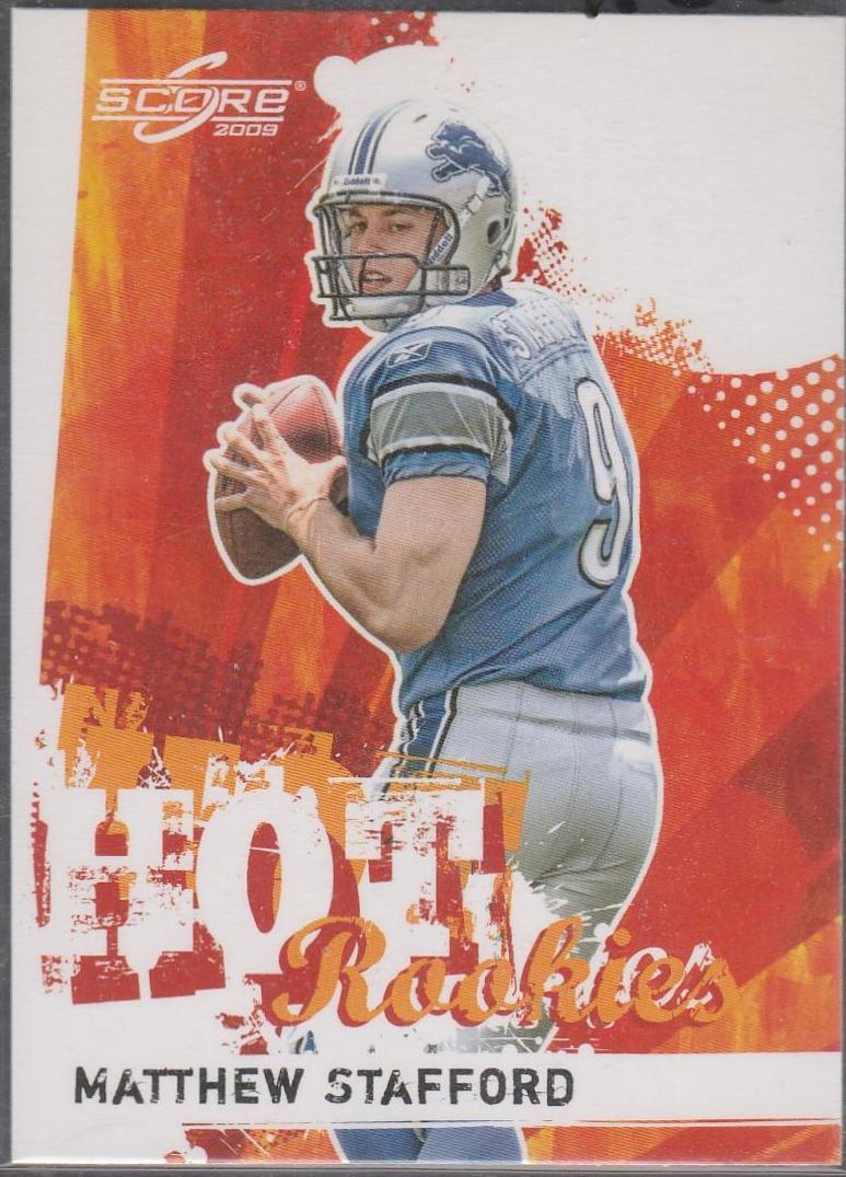 Matthew Stafford #19 Football Cards 2009 Panini Score Hot Rookies