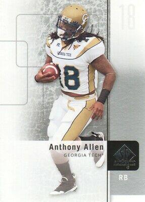 Anthony Allen #16 Football Cards 2011 SP Authentic