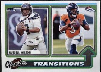 Russell Wilson #T-1 Football Cards 2022 Panini Classics Transitions