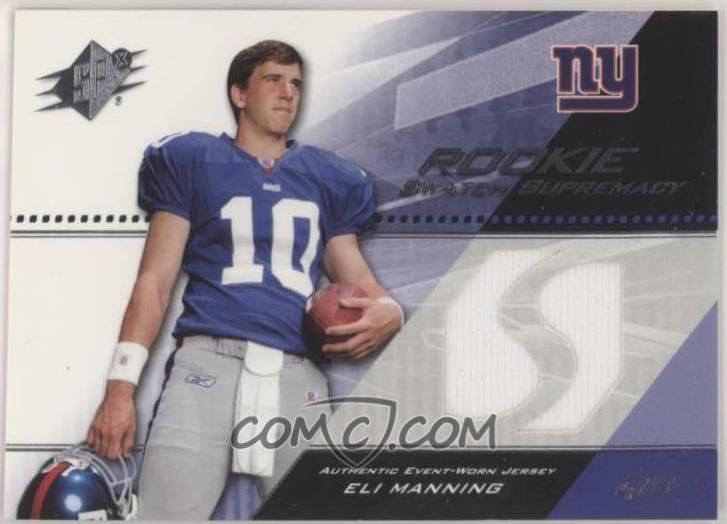 Eli Manning #SWR-EM Football Cards 2004 Upper Deck