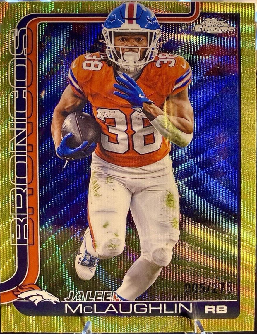 Jaleel McLaughlin [Leather Gold] #90