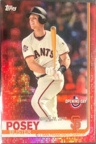 Buster Posey [Batting Red Foil] #105
