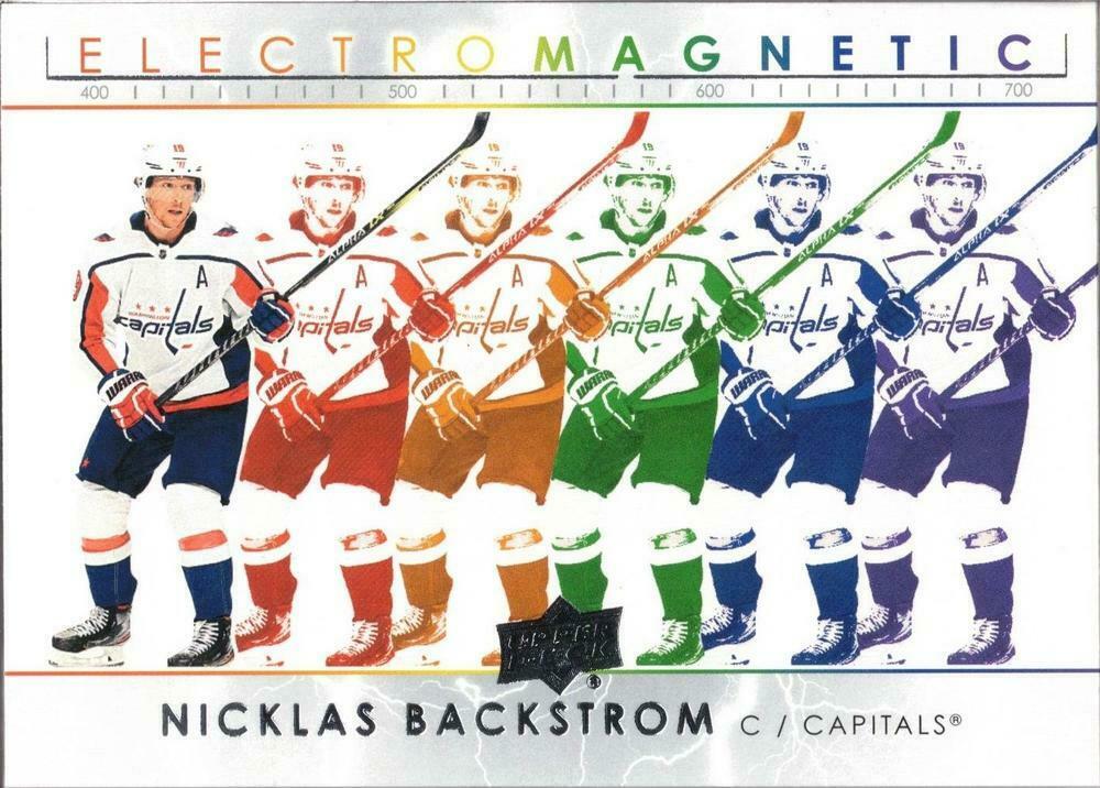 Nicklas Backstrom #EM-30 Hockey Cards 2021 Upper Deck Electromagnetic