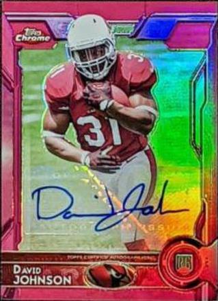 David Johnson [Autograph Pink Refractor] #177