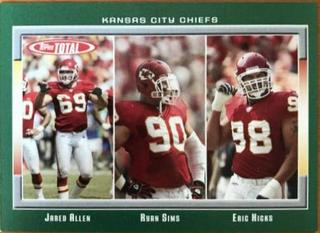 Jared Allen, Eric Hicks, Ryan Sims