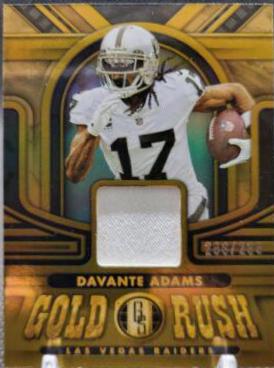 Davante Adams #GR-DA Football Cards 2023 Panini Gold Standard Rush