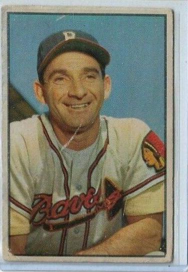 Sid Gordon #5 Baseball Cards 1953 Bowman Color