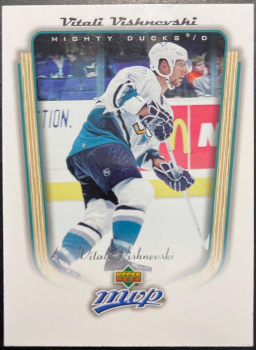 Vitaly Vishnevsky #11 Hockey Cards 2005 Upper Deck MVP