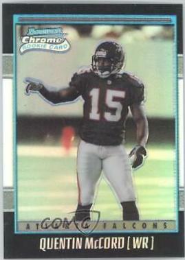 Quentin McCord #201 2001 Bowman Chrome Football