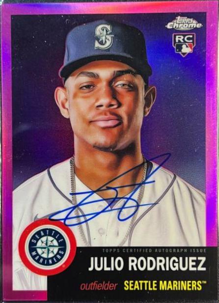 Julio Rodriguez [Pink Refractor] #CPA-JRO