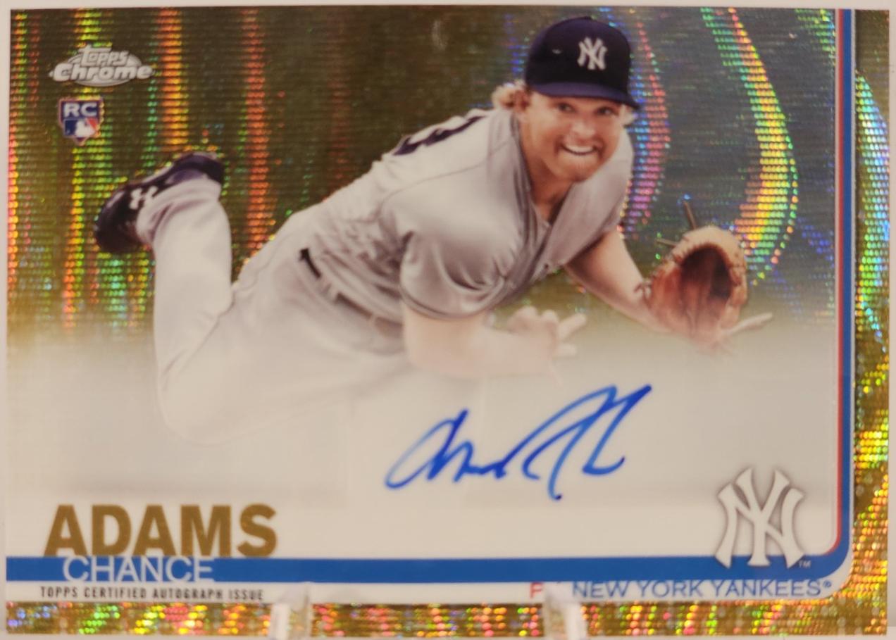 Chance Adams [Gold Wave Refractor] #RA-CA