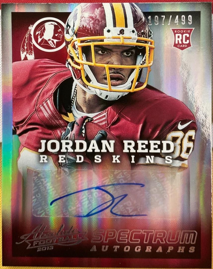 Jordan Reed [Spectrum Silver Autograph] #145