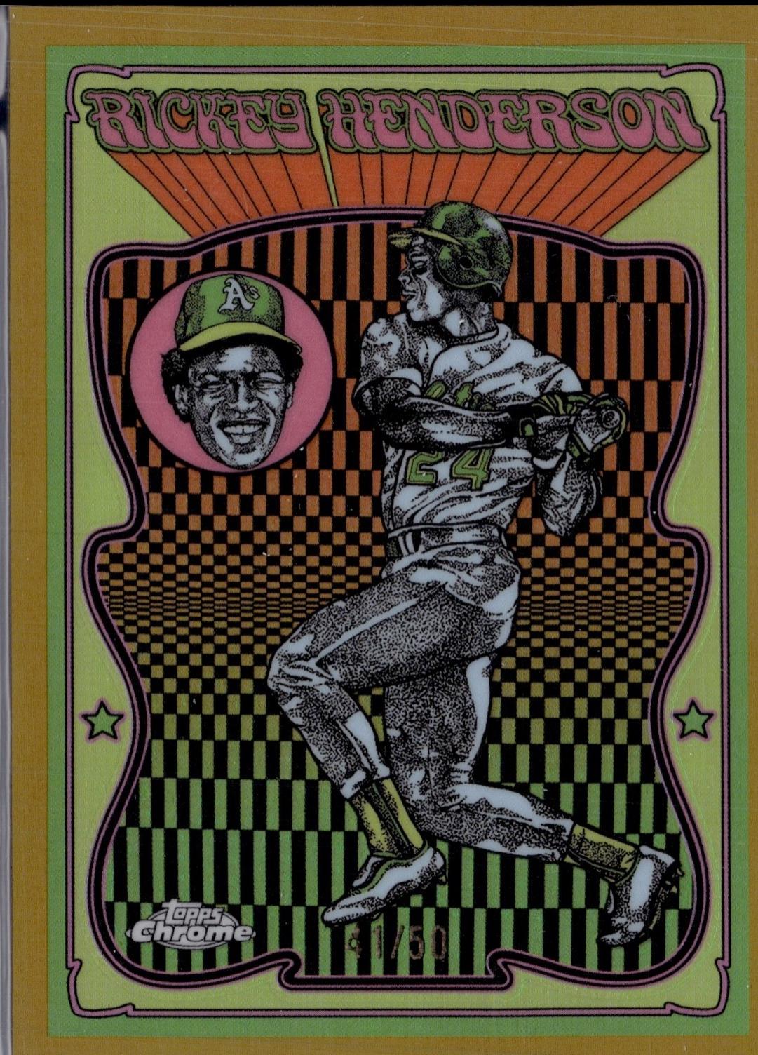 Rickey Henderson [Gold Refractor] #UV-12