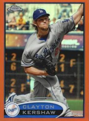 Clayton Kershaw [Orange Refractor] #112