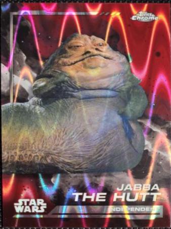 Jabba The Hutt [Red Wave Refractor] #118 Prices | Star Wars 2024 Topps ...