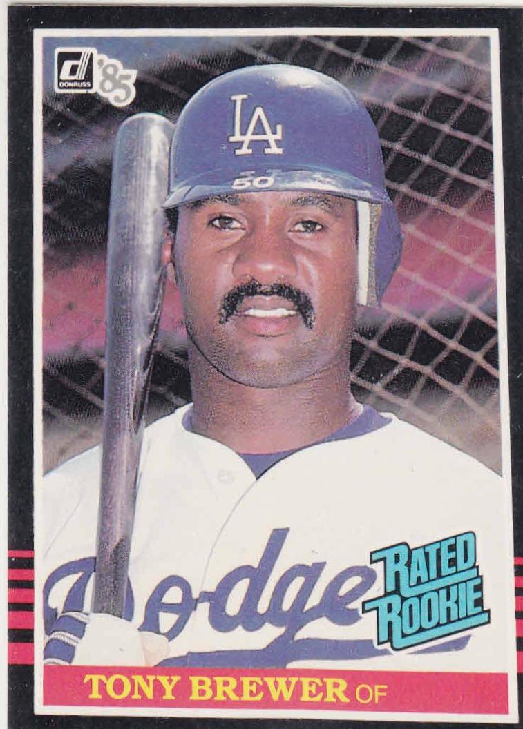 Tony Brewer #31 Baseball Cards 1985 Donruss