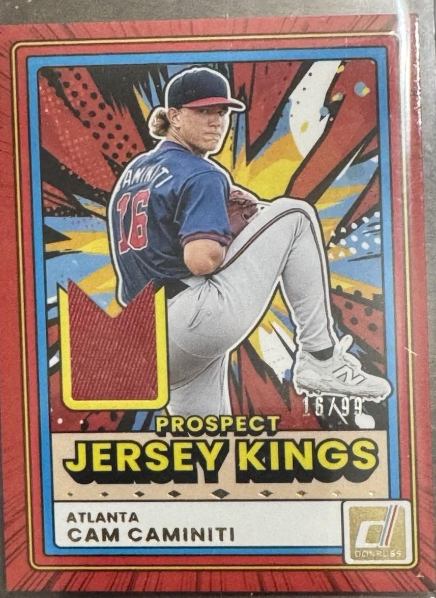 Cam Caminiti #12 2026 Panini Donruss Prospect Jersey Kings Baseball