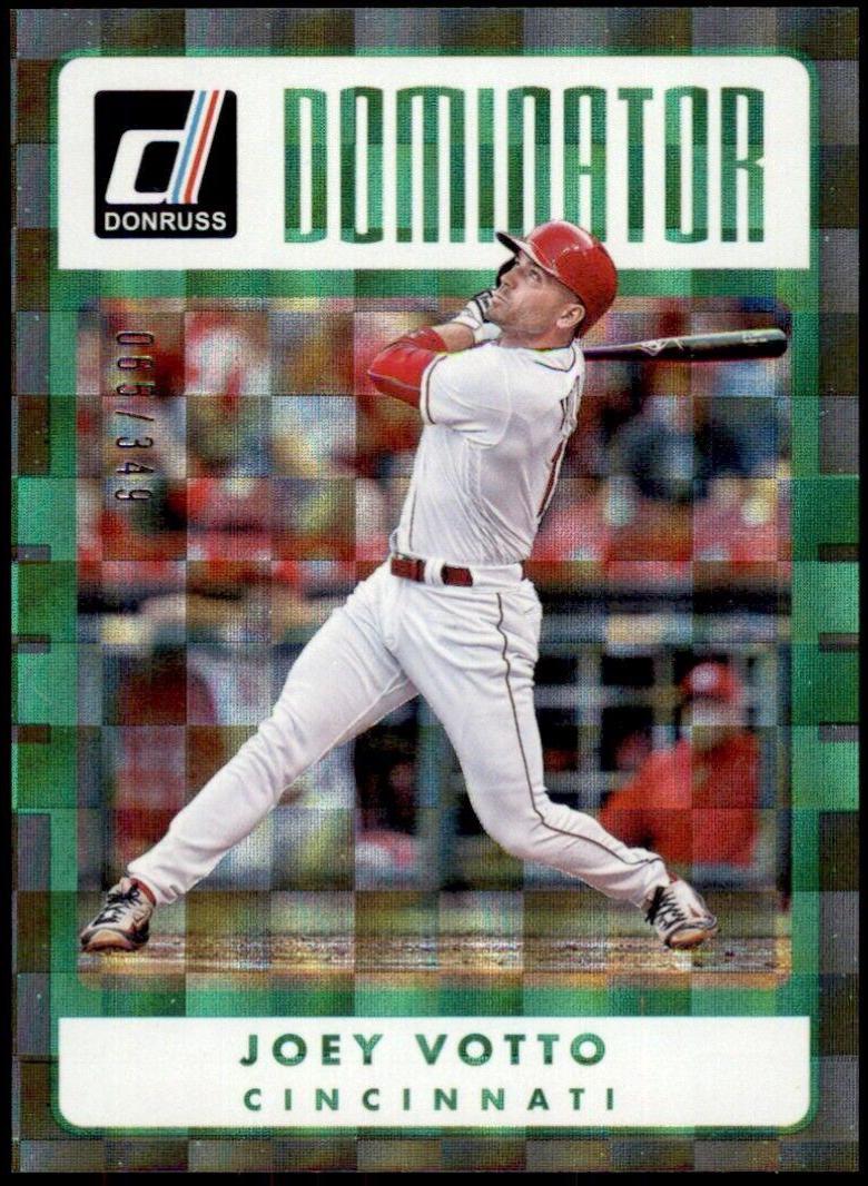 joey votto #d-8 Baseball Cards 2017 Panini Donruss Dominators