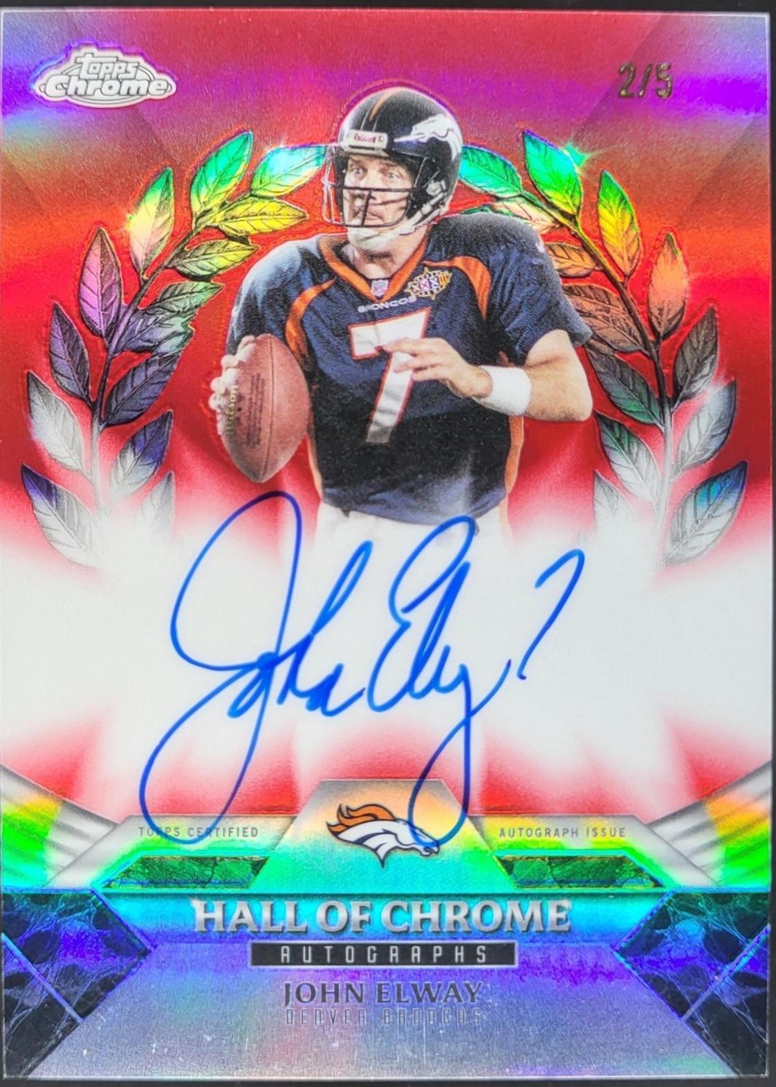 John Elway [Red] #HOCA-JE