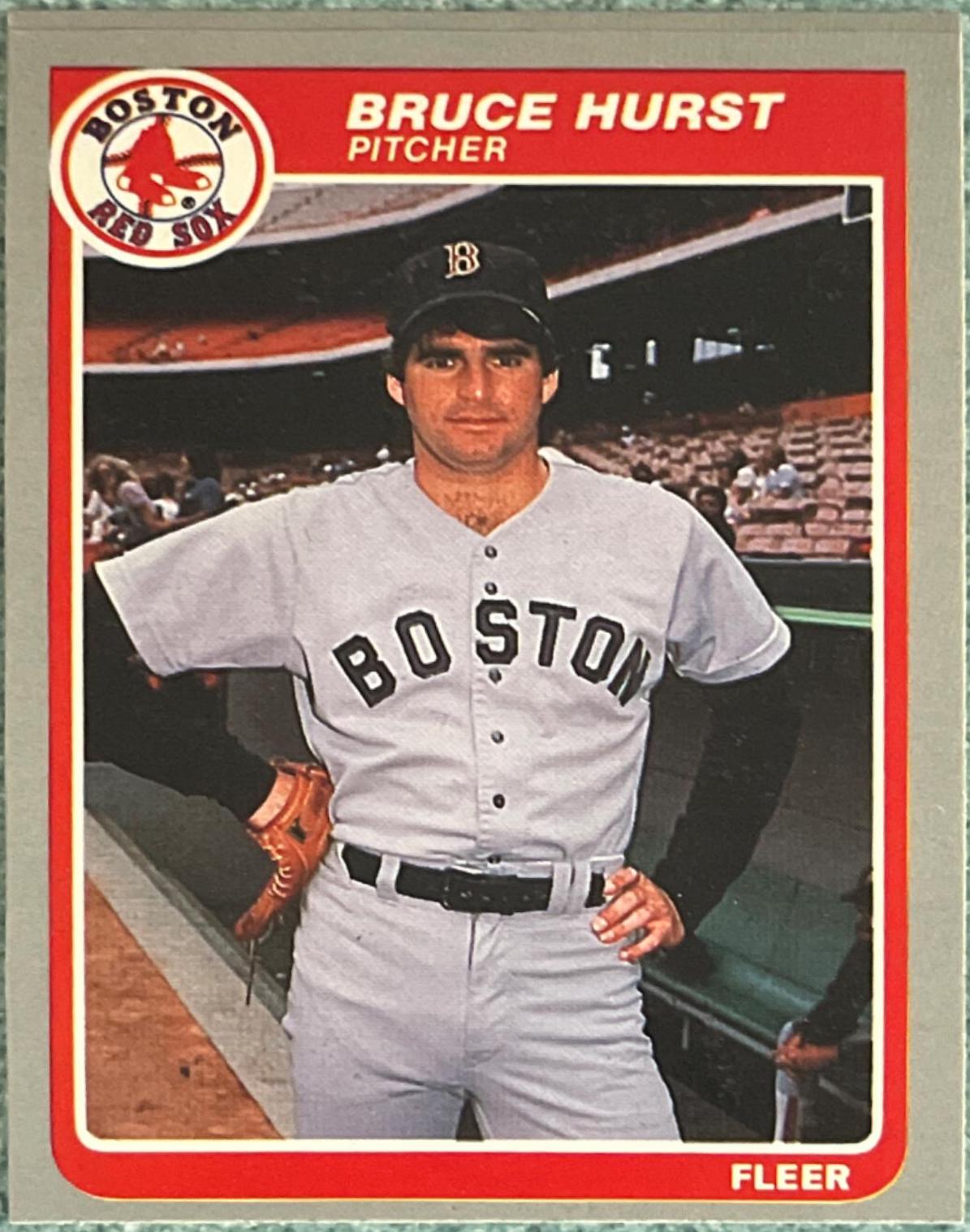 Bruce Hurst #161 Baseball Cards 1985 Fleer