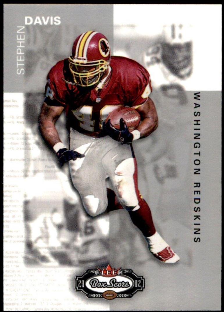Stephen Davis #93 2002 Fleer Box Score Football