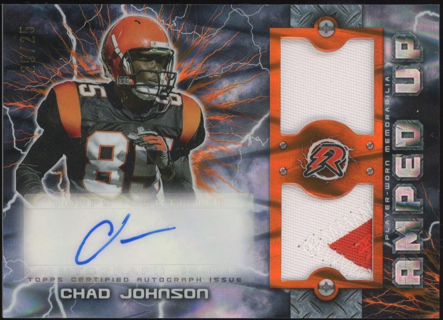 Chad Johnson [Orange Power Surge Patch] #RAUPA-CJ