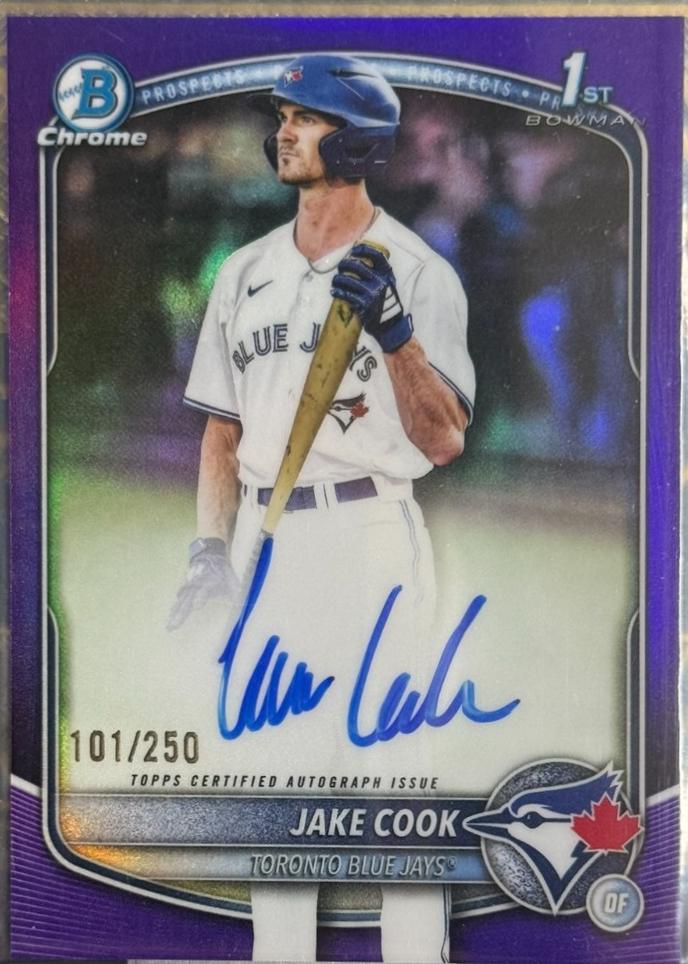 Jake Cook [Purple Refractor] #CPA-JC
