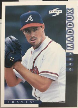 Greg Maddux #9 Baseball Cards 1998 Score