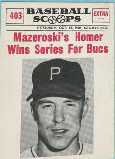 Mazeroski's Homer: Wins Series for Bucs