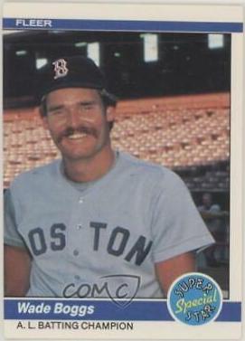 Wade Boggs #630 Baseball Cards 1984 Fleer